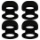 8Pièces Support Noir , Présentoir Multifonction Sport 2