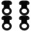8Pièces Support Noir , Présentoir Multifonction Sport 3