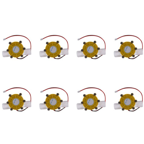 8X 10W Water Flow Pump   Generator Turbine Flow Hydraulic Conversion 12V