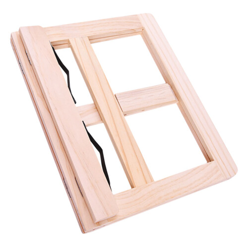 4Pièces Support Bois Réglable Beige Multifonction Pour Maison 1