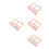 4Pièces Support Bois Réglable Beige Multifonction Pour Maison 5