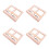 4Pièces Support Bois Réglable Beige Multifonction Pour Maison 9