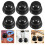 40Pcs Easy Install Plastic Nut Covers for Playground Safety Black 11
