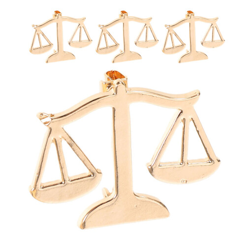 12Pièces Épingle Balance De Justice Accessoire Tenue 2