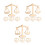 12Pièces Épingle Balance De Justice Accessoire Tenue 6