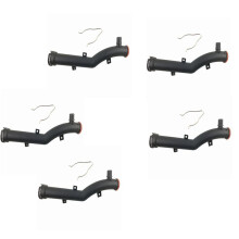 5X 9800661880 1351VF Engine Coolant Water Hose with Metal Clip Lock for C4 207 308