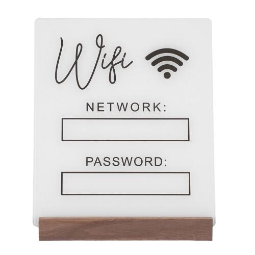4Pièces Panneaux WiFi Blancs En Bois Pour 1