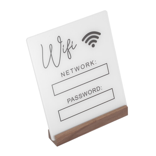 4Pièces Panneaux WiFi Blancs En Bois Pour 2