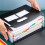2X 13 Pockets Expanding File Folder A4 Expandable File Organizer Standing Accordions Folder 5