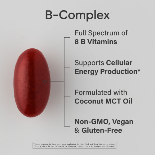 B-Complejo, Plant-Based, 60 Gelatinas Vegetales 2