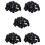 100 Pieces des Connecteurs de Cable Noirs Plastiques Etanches PG7 1