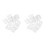 20Sets Transparent Acrylic Box Latch Secure Mini Hasp Lock for Windows 8