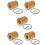 5X Engine Oil Filter Hu816X for  E60 E82 E88 E90 E92 E93 09106015 11427541827 1