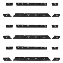 36Pcs Button Key Caps A/C Heater  Kit Panel for  F07 /F10/F11 F01/F02