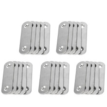 60mm x 16mm Straight Repair Joining Mending Flat Plate Bracket 25Pcs