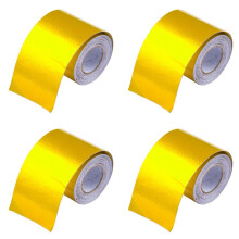 4X Reflect A Gold Thermal Tape Air Intake Heat Insulation Shield Wrap Reflective Heat Barrier Self Adhesive Engine
