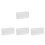 4Pcs Self Adhesive Waterproof Socket Protection Cover White 7