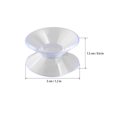 20Pièces Ventouses 30Mm Transparentes Pour Surfaces Lisses 2
