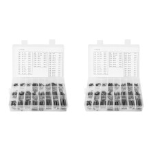 560 Stück Edelstahl Feder Bolzen Spannung Elastische Zylindrische Splinte Satz M1,5 M2 M2,5 M3 M4 M5 M6 M8 Dübel