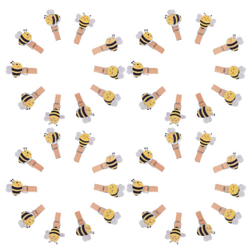 150Pièces Pinces Miniatures En Bois Pour Organisation 2