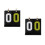 2Pièces Outil De Comptage Flip Scoreboard Compact Résistant 4