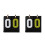 2Pièces Outil De Comptage Flip Scoreboard Compact Résistant 7
