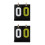 2Pièces Outil De Comptage Flip Scoreboard Compact Résistant 10