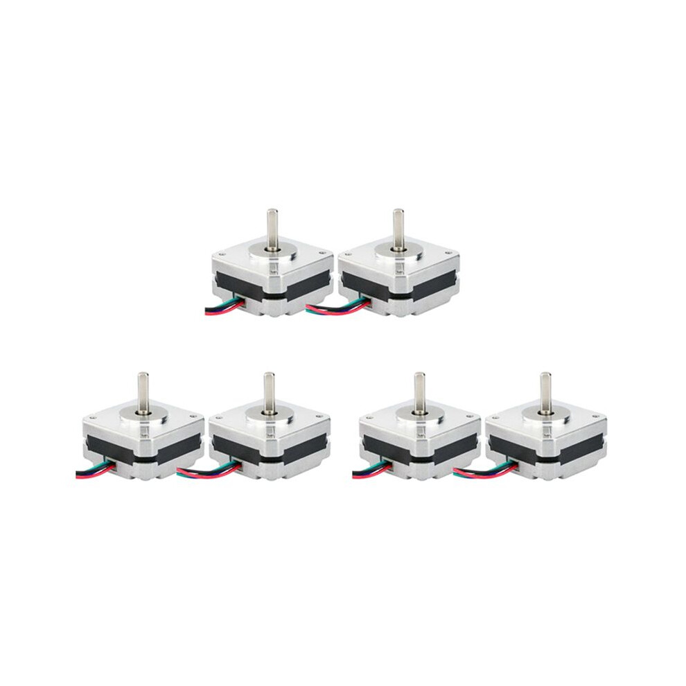 6Pcs 17Hs08-1004S 4-Lead Nema 17 Stepper Motor 20Mm 1A 13Ncm(18.4Oz.in) 42 Motor Nema17 Stepper For Diy 3D Printer 6031353677186