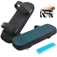 Ergonomische Armlehnenpolster, Bürostuhl-Armlehnenbezug, Kissen, Ellenbogenstützkissen für Computer, Schreibtischstühle, 2 Stück