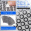 1000 Points 3D Scanning Mark Points Hand-Held 3D Scanner Reflects the Target Point Inside 6 Outside 10mm Reflective 6
