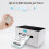 Label Printer, Label Barcode Printer Clothing Tag Stickers Print Width Band Bracket Fast High Quality 6