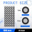 1000 Points 3D Scanning Mark Points Hand-Held 3D Scanner Reflects the Target Point Inside 6 Outside 10mm Reflective 9