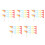 150Pcs Multicolor Triangle Flags Durable Outdoor Safety Banner Flags 7