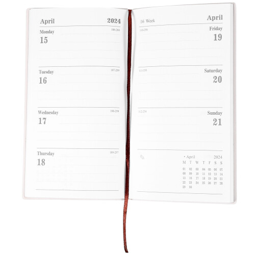 3Pcs PU Grey Planner 2024 Daily to Do List Notebook 1