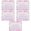5Pcs Multi Color Paper Goal Tracker Habit Journal Planner for Planning 9