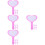 20Pcs Lightweight Rosy Foam Handheld Writable Scoreboard Paddles 9