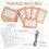 Vintage Wedding Scroll Invitations - 50 Char 4