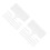 60Pcs White Plastic Label Clips for Storage Bins and Wire Shelves 9