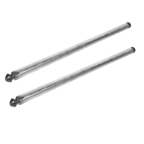 8Pcs Garbage Can Axle Replacement Silver Iron Strong and Shockproof 2