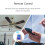 WiFi  Ceiling Fan Light Lamp Wall   Life/Tuya APP Remote Various Speed Control 4