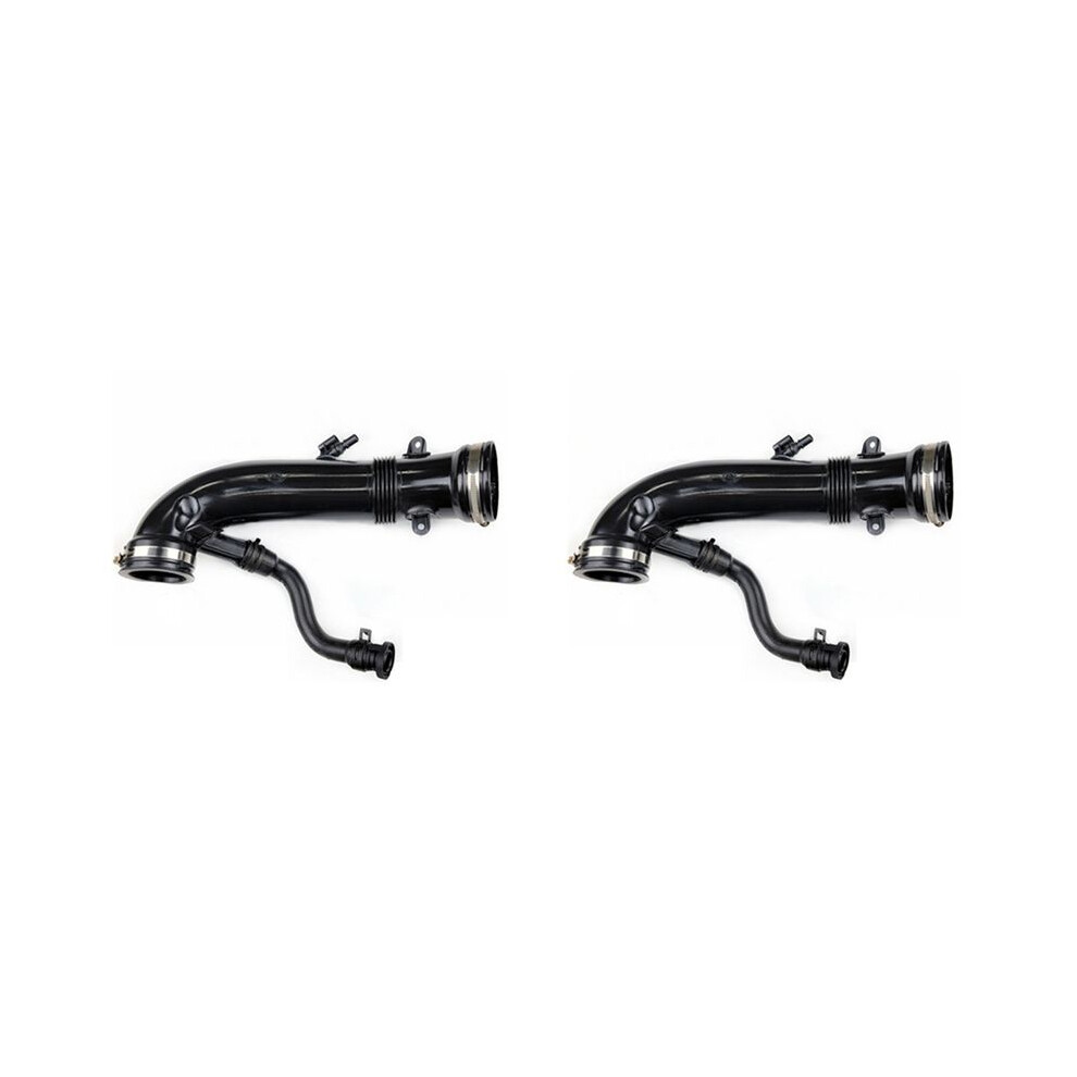 2X 13717627502 Car Engine Air Intake Pipe Hose Fit For Cooper S R56 Car Accessories Black 4712406352275
