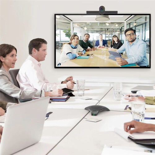 USB Speakerphone Conference Microphone Omnidirectional Computer Mic 360 Voice Pickup with Mute Key 2