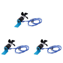 3X IPX8 Underwater Thruster 2838 350KV 2.4KG Thrust Brushless Motor with 55mm 60mm Propeller for ROV RC Boats CW