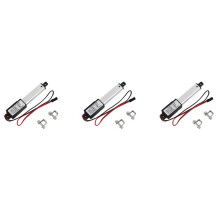 3X Micro-Linear Actuator, 2 Inch Stroke, 90N/20.3Lb,Speed 9.5mm/S Electric Waterproof Actuator Motor Linear Actuator 12V