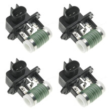 4X 25385-1M000 Radiator Fan Blower Motor Resistance for 09-16 Accent Veloster Forte Rio 253851M000