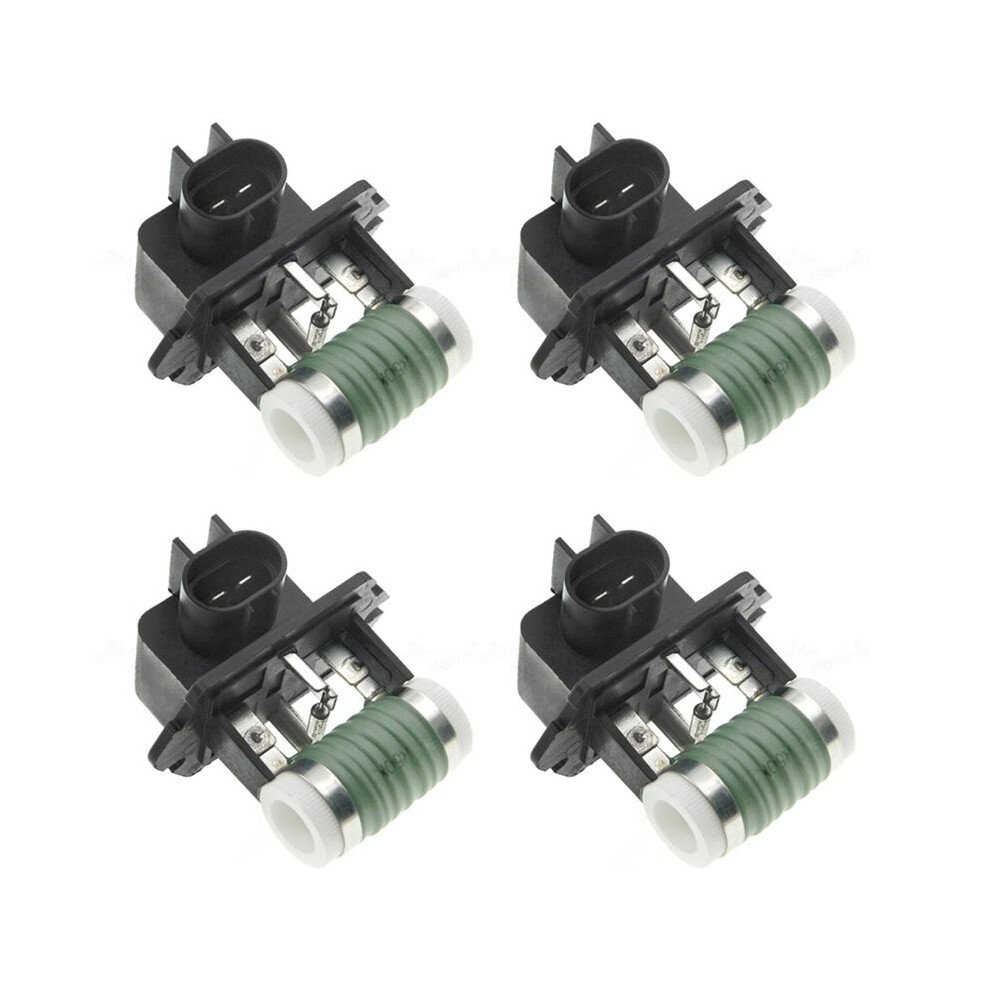 4X 25385-1M000 Radiator Fan Blower Motor Resistance For 09-16 Accent Veloster Forte Rio 253851M000 4712297894588