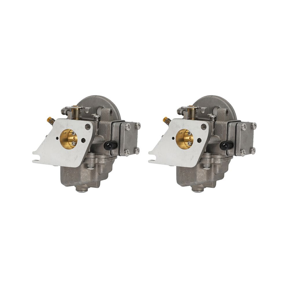 2X 6E3-14301-00 Carburetor For 2 Stroke 4Hp 5Hp Boat Engine 6E0-14301-05 6E3-14301 Silver 4712008666282