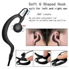 10Pcs G Shape Earpiece Headset PTT with Mic for 2 Way Radio CP040 CP200 Walkie Talkie Earphone