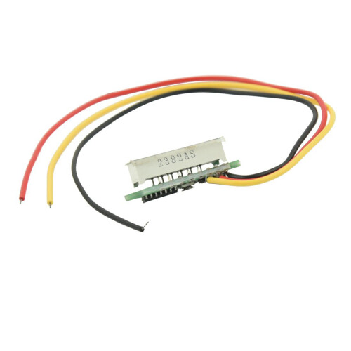 2X  Digital Voltmeter  0-100V LED Panel Voltage Meter 3-Digital with 3 Wires Red 2