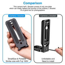 Fotocamera DSLR Staffa Arca Swiss Piastra A Sgancio Rapido Fotocamera A Commutazione Orizzontale Verticale Staffa A L Testa del Treppiede Monopiede